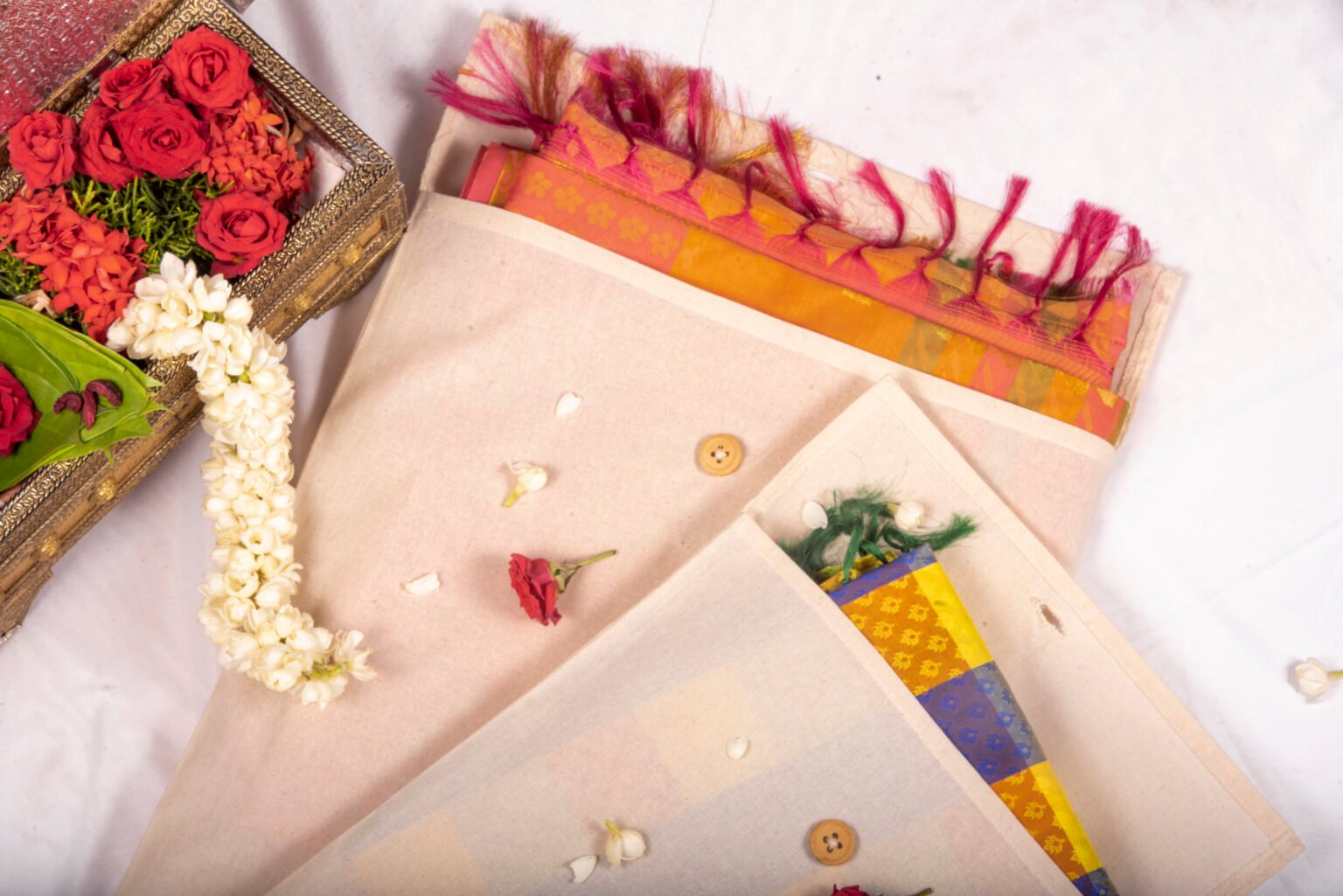 Saree Bags Yellow Bag